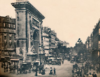 パリ。 -Porte Saint-Denis And Les Boulevards。 -LL、c1910。 作： Unbekannt
