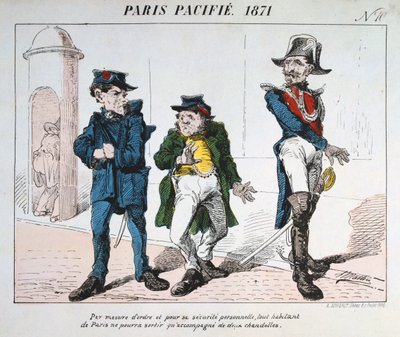 パリ平和、1871年。 作： Unbekannt