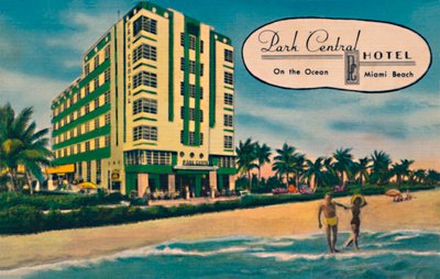 パークセントラルホテル-オンジオーシャン、マイアミビーチ、c1940年代 作： Unbekannt