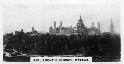 国会議事堂、オタワ、カナダ、c1920s 作： Unbekannt