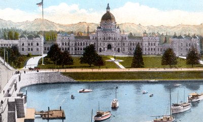 国会議事堂、ビクトリア、ブリティッシュコロンビア、カナダ、c1900年代 作： Unbekannt