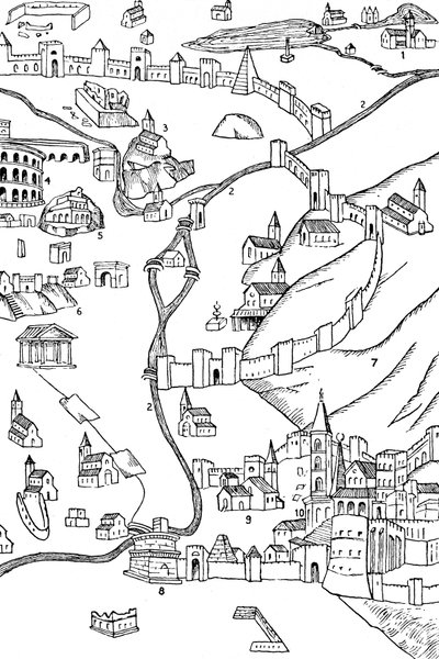ローマの一部。 1935年頃に描かれた計画から、1935年 作： Unbekannt