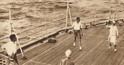 パートナー-有名な1927年のデッキテニスのゲーム、1937年 作： Unbekannt