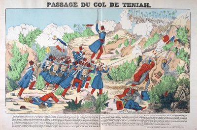 コルテニアー通路、アルジェリア征服、1840年5月12日、フランス19C 作： Unbekannt