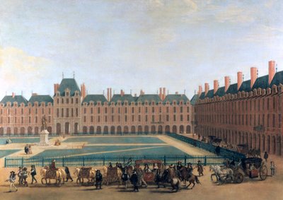 王と摂政の通路、ロワイヤル広場、c1655。 作： Unbekannt