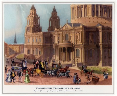 1830年の旅客輸送、1836年 作： Unbekannt