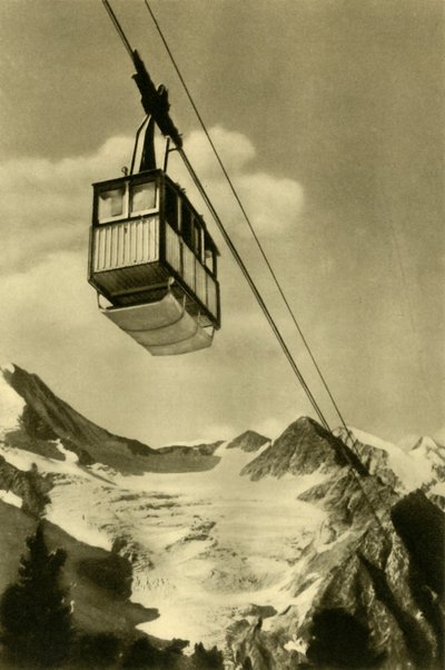 Patscherkofelbahn、インスブルック、チロル、オーストリア、c1935。 作： Unbekannt