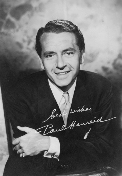 ポールヘンレイド1908-1992、オーストリア生まれのアメリカ人俳優兼監督、c1940s 作： Unbekannt
