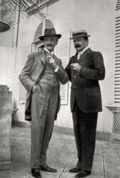 Paul HervieuとMarcel Prevost、フランスの作家と劇作家、1905年 作： Unbekannt