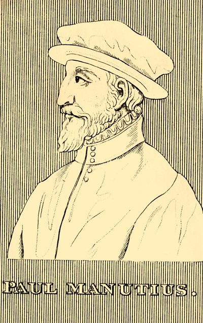 ポール・マヌティウス、1512-1574、1830。 作： Unbekannt