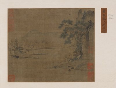 春の川のパビリオン、明または清王朝、16 ～ 19 世紀。 作： Unbekannt