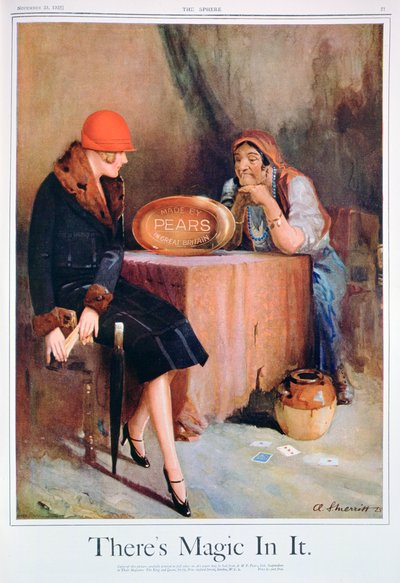 梨ソープ広告、1925年 作： Unbekannt