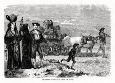 1879年、フランス、オッサン渓谷の農民 作： Unbekannt