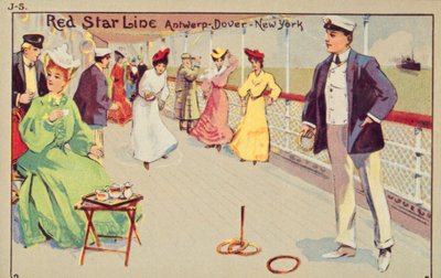 レッドスターラインの客船に乗ったペグは1907年に搭乗しました。 作： Unbekannt