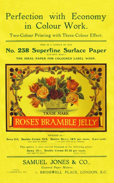 カラーワークにおける経済の完全性-Samuel Jones＆Co.、Ltdの広告、1909年。 作： Unbekannt