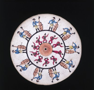 フェナキストスコープ（Phenakistoscope）ディスク、1830年頃 作： Unbekannt