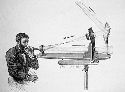 アレクサンダーグラハムベルのフォトフォン、1882年 作： Unbekannt