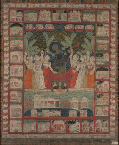 シュリナタージ崇拝、1825-1850に掛かっているピクヴァイの壁。 作： Unbekannt
