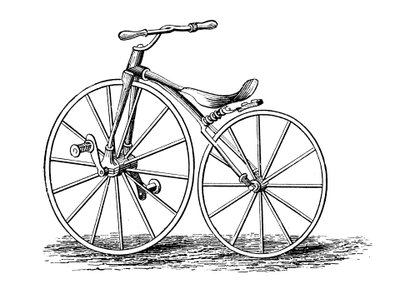 ピカリングクランクペダル駆動自転車、アメリカのデザイン、c1860s c1880 作： Unbekannt