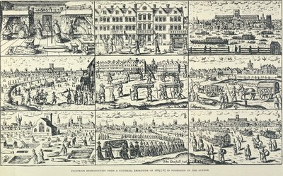 1665 年の大ペストの絵画的描写 作： Unbekannt