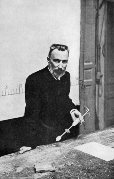 フランスの化学者、ピエールキュリー、ソルボンヌ大学物理学教授、1906年 作： Unbekannt