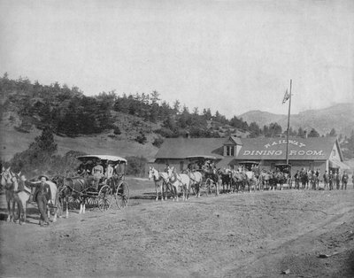パイクスピーク大佐有料道路、c1897。 作： Unbekannt