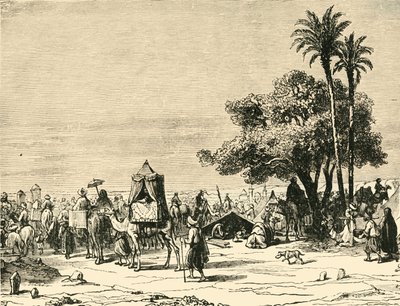 メッカへの巡礼者、1890年。 作： Unbekannt