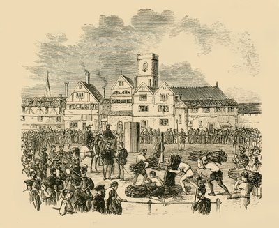 処刑場、オールドスミスフィールド、1890年。 作： Unbekannt