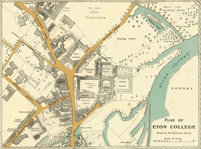 イートンカレッジの計画、1911年。 作： Unbekannt