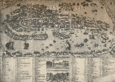 ヴェネツィアの計画c。 1590、1925。 作： Unbekannt