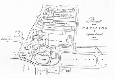 パビリオンと隣接する敷地の計画-1803、1939 作： Unbekannt