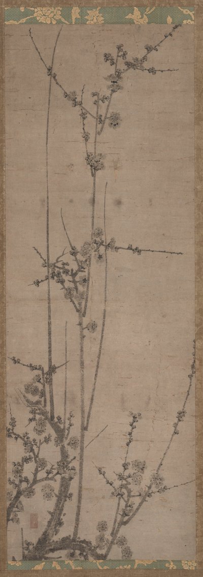 梅の花、1336-92。 作： Unbekannt