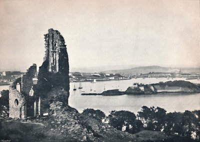 プリマス-エッジカンベからのドレイクス島、1895 作： Unbekannt
