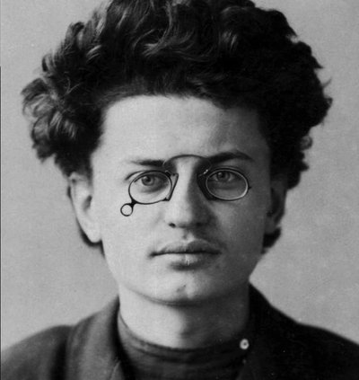 レオントロツキーの警察の写真、ロシア革命家、1898年 作： Unbekannt