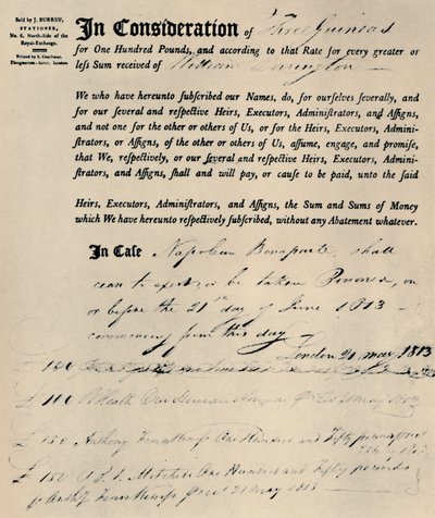 ナポレオンの生活に関する方針、1813、1928 作： Unbekannt