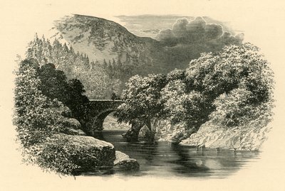 アバーグラスリン橋、北ウェールズ、c1890。 作： Unbekannt