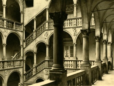 ポルシア城、スピッタルアンデアドラウ、オーストリア、ケルンテン州、c1935。 作： Unbekannt