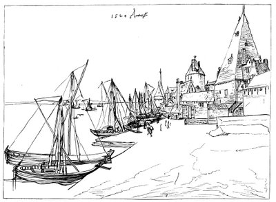 1520年のアントワープ港 作： Unbekannt