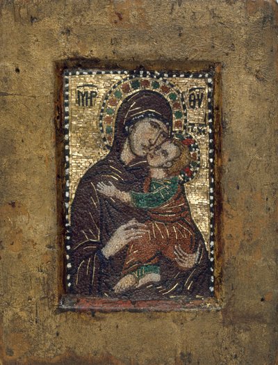 聖母エレウサの携帯型イコン ビザンチン、1300年代前半 作： Unbekannt