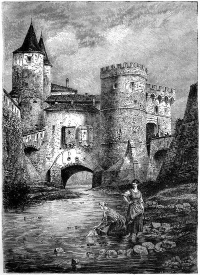 ポルトデアレマンドドイツ門、メッツ、フランス、16世紀1882〜1884 作： Unbekannt