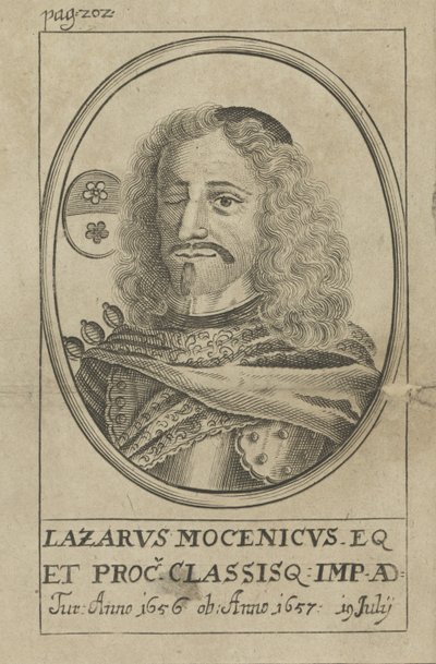 提督ラザロモセニゴ1624-1657、1720年頃の肖像画。 作： Unbekannt