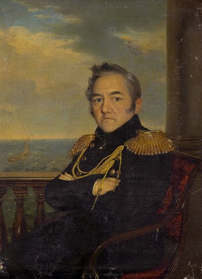 ミハイル・ラザレフ提督1788-1851の肖像、19世紀半ば 作： Unbekannt