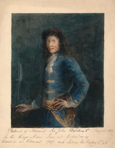 提督ジョンバルチン卿の肖像、1832年。 作： Unbekannt