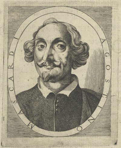 Agostino Mascardi 1590-1640、1640-1650の肖像。 作： Unbekannt
