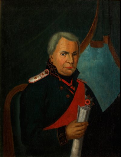 Alexander Semyonovich Shishkov 1754-1841、1820年代の肖像 作： Unbekannt