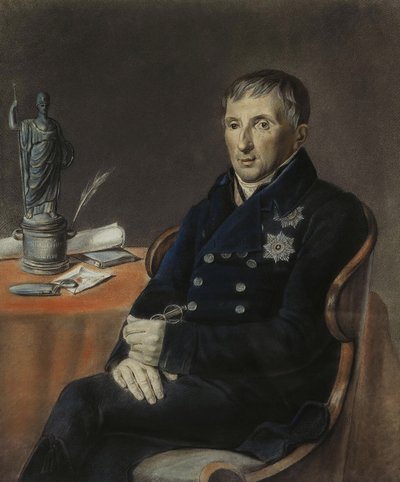 アレクセイ・ニコラエヴィッチ・オレーニンの肖像1763-1843、1833 作： Unbekannt