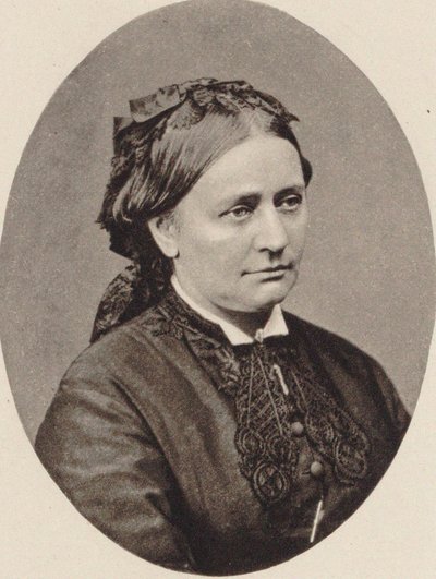 クララ・シューマンの肖像 1819-1896, 1870. 作： Unbekannt