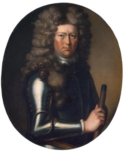 Cornelius Cruys 1655-1727の肖像、ロシア帝国海軍副提督、前半 作： Unbekannt