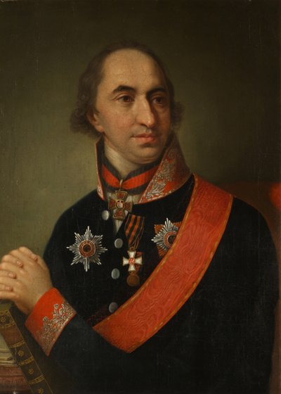 アレクサンドル・セミョノビッチ・クヴォストフ伯爵の肖像1753-1820、1809 作： Unbekannt