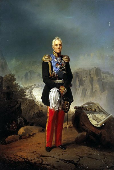 ミハイル・ヴォロンツォフ伯爵1782-1856の肖像、18世紀の後半。 作： Unbekannt